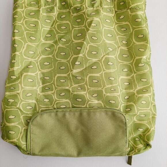 CROCS Foldable Tote Purse Light Shopper Bag Green - Picture 10 of 12